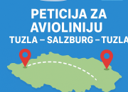Pokrenuta peticija za uspostavu aviolinije Tuzla – Salzburg – Tuzla