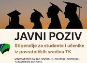 Stipendije namijenjene učenicima i studentima povratnicima, a koji borave u domovima i internatima u FBiH