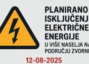 Ovog utorka bez struje hiljade korisnika na teritoriji Zvornika