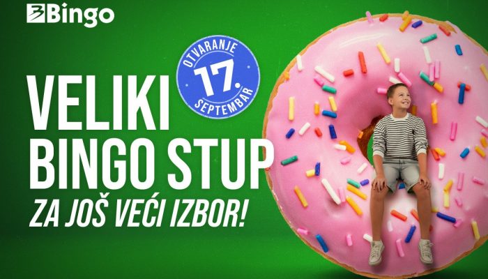 Otvara se renovirani Bingo Stup: Još veći izbor, još bolja kupovina!