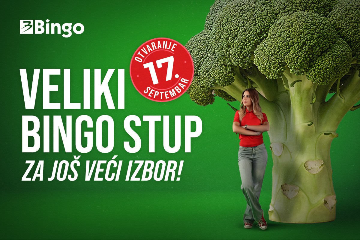 Otvara se renovirani Bingo Stup: Još veći izbor, još bolja kupovina!