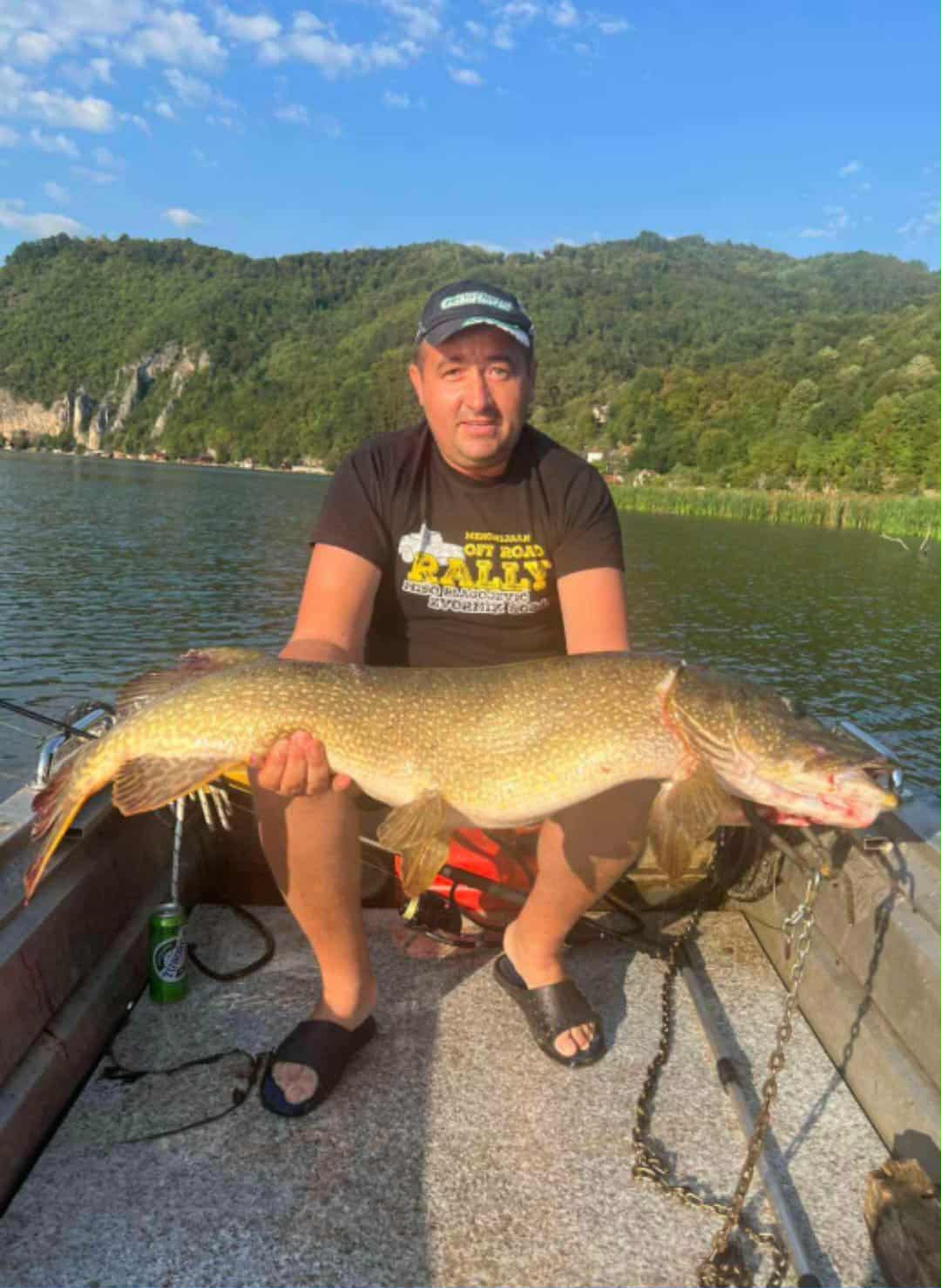 Dugogodišnji ribolovac Đorđe Jovanović ulovio štuku od 13 kilograma na Zvorničkom jezeru (FOTO)