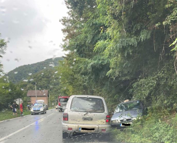 Saobraćajna nezgoda u Novom Selu: Vozilo sletjelo sa puta (FOTO)