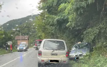 Saobraćajna nezgoda u Novom Selu: Vozilo sletjelo sa puta (FOTO)
