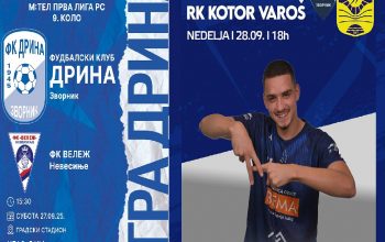 Sportski vikend u Zvorniku: Fudbaleri i rukometaši moraju pobjediti na domaćem terenu