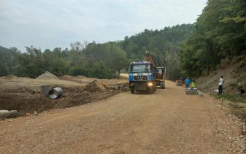 U toku radovi na sanaciji dionice regionalnog puta Priboj–Sapna (FOTO)