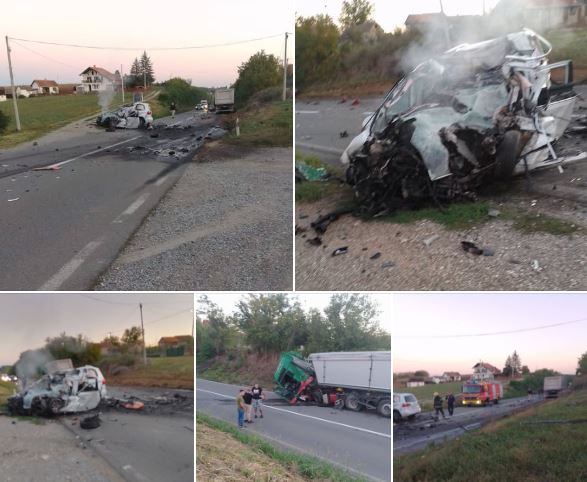Jedno lice smrtno stradalo u užasnoj saobraćajnoj nesreći na putu Šabac-Valjevo (FOTO)