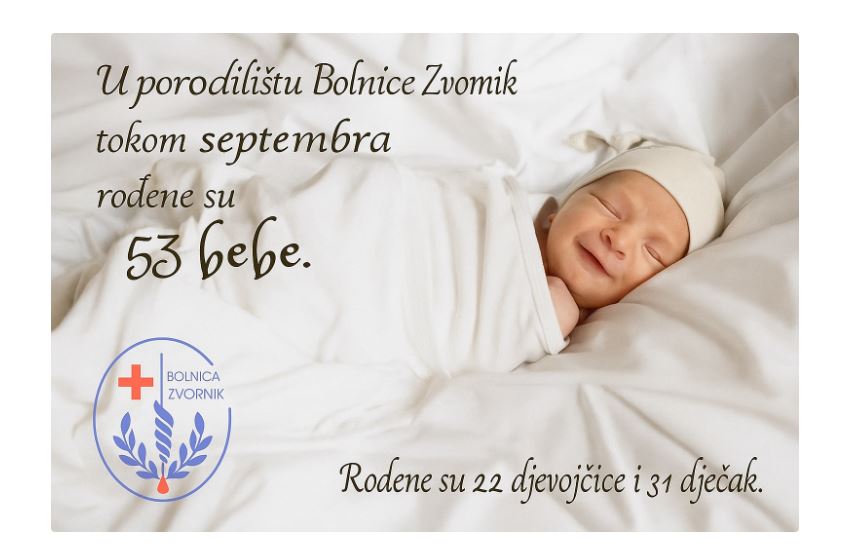 Septembar u zvorničkom porodilištu – 53 razloga za osmijeh