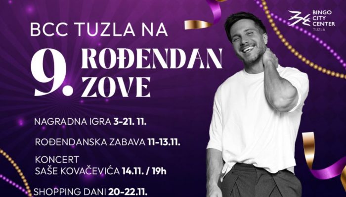 Bingo City Center Tuzla slavi 9. rođendan: Osvojite putovanje na Karneval u Nici!