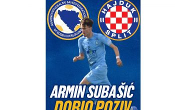 Fudbaler zvorničkih korijena Armin Subašić dobio poziv za kadetsku reprezentaciju BiH