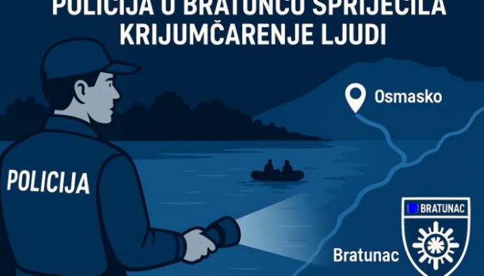 Uhapšena lica osumnjičena za krijumčarenje ljudi preko rijeke Drine, među uhapšenim i maloljetnik