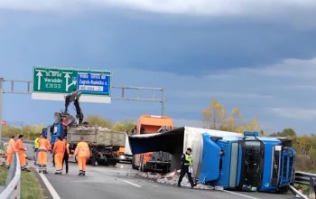 Haos na autoputu kod Zagreba, kamion pun vode probio zaštitnu ogradu veliki broj teško povrijeđenih (FOTO+VIDEO)