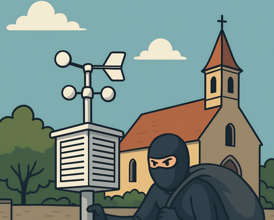 Neobična krađa u Podrinju, ukradena meteorološka stanica iz crkvenog dvorišta