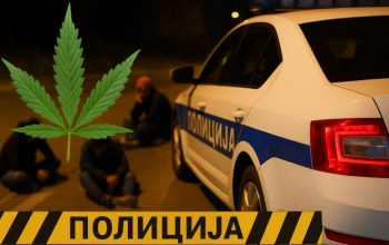 Tri osobe sankcionisane zbog konzumiranja marihuane na javnom mjestu