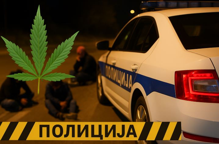Tri osobe sankcionisane zbog konzumiranja marihuane na javnom mjestu