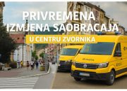 Privremena izmjena saobraćaja u centru Zvornika zbog defilea vozila Pošta