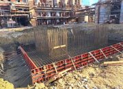 GRADILIŠTE PEĆI ZA PROIZVODNJU KREČA: U temeljnu ploču montirano 13 tona armature