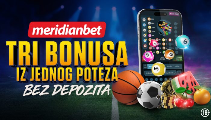 MERIDIAN DOBRODOŠLICA: Tri bonusa da osjetiš razliku!