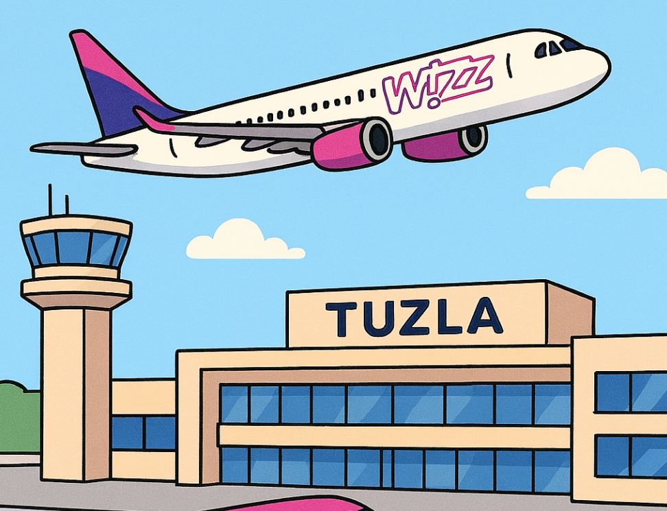 Kompanija Wizz Air uvodi brojne nove linije iz BiH, letovi počinju vrlo brzo