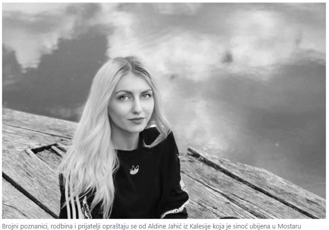 Dežurni tužilac o ubistvu Aldine Jahić u Mostaru: Ubica joj je prijetio i ranije, ali ga nije prijavljivala