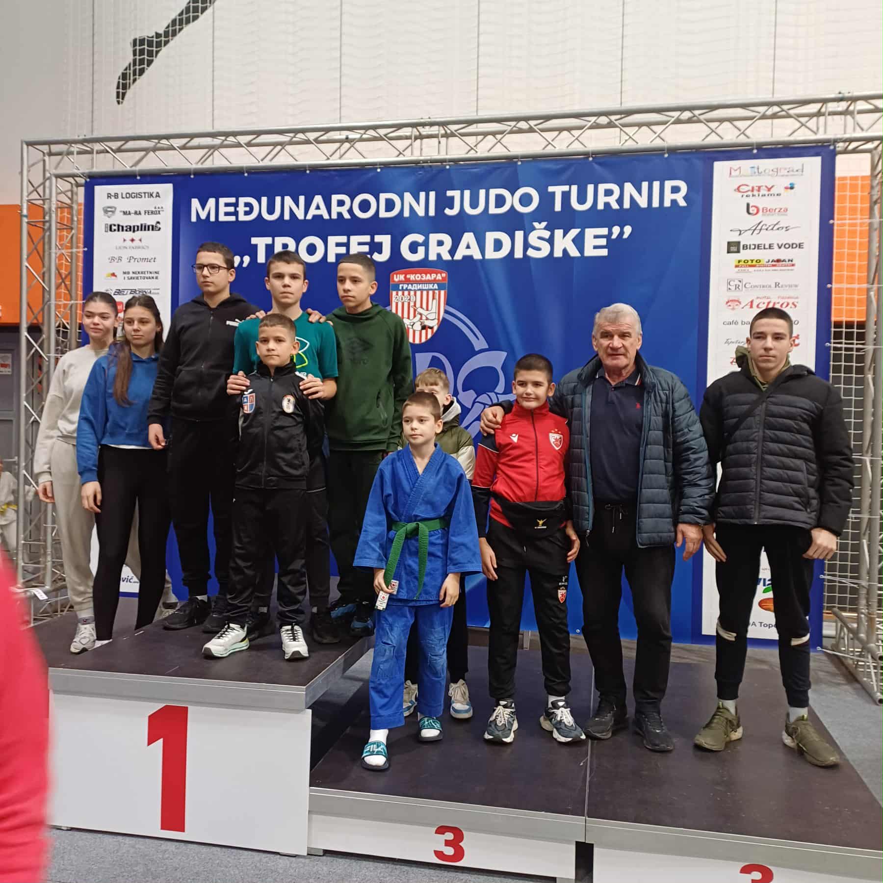 Sjajan nastup džudo kluba “Soko” iz Zvornika na međunarodnom turniru u Gradišci