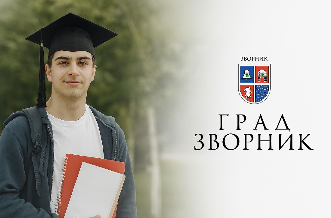 Grad Zvornik: Raspisan konkurs za stipendiranje studenata u školskoj 2025/2026 godini