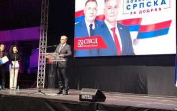 Održana centralna tribina SNSD-a u Zvorniku: Sve osim glasa za Karana, glas je za Šmita