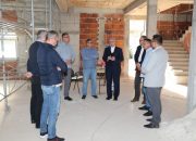 Muftija Fazlović obišao gradilište džamije u Glumini (FOTO)