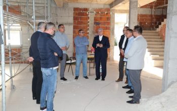 Muftija Fazlović obišao gradilište džamije u Glumini (FOTO)