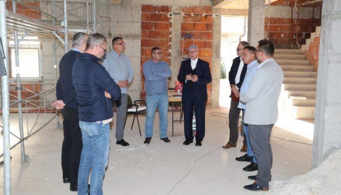 Muftija Fazlović obišao gradilište džamije u Glumini (FOTO)