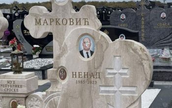 Dva lica uhapšena zbog skrnavljenja nadgrobnog spomenika ubijenog inspektora u Bijeljini