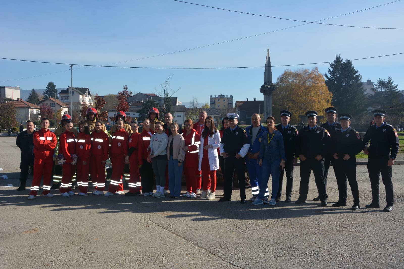 Vježba je održana pod sloganom "Sjetimo se. Podržimo. Djelujmo."