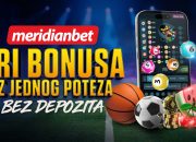 MERIDIAN DOBRODOŠLICA: Tri bonusa da osjetiš razliku!