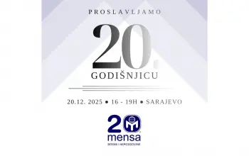 Mensa Bosne i Hercegovine obilježava 20 godina postojanja