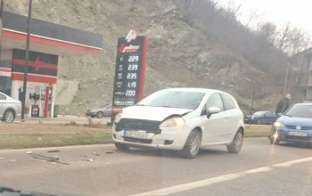 Dvije saobraćajne nezgode u Meterizama u vremenskom razmaku od deset minuta (FOTO)
