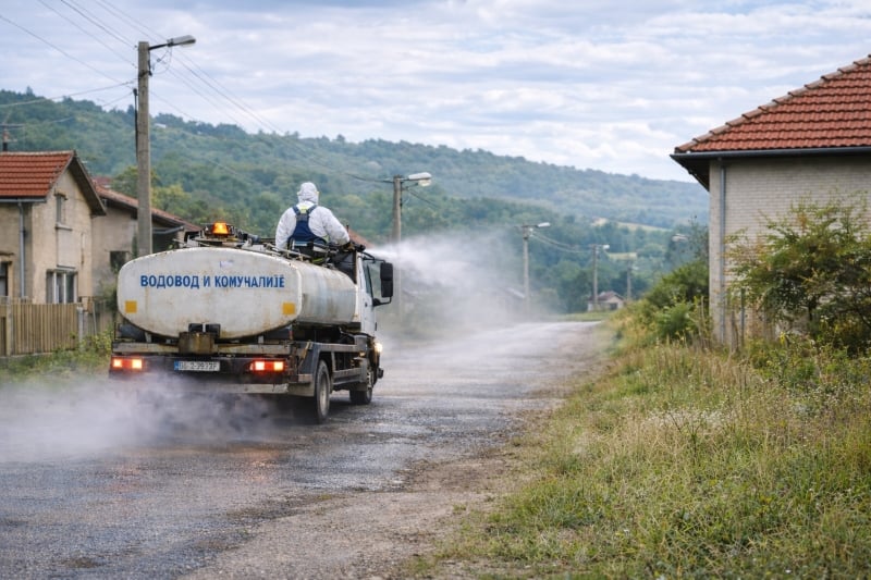 Večeras dezinfekcija u zvorničkim naseljima Tabanci i Tršić