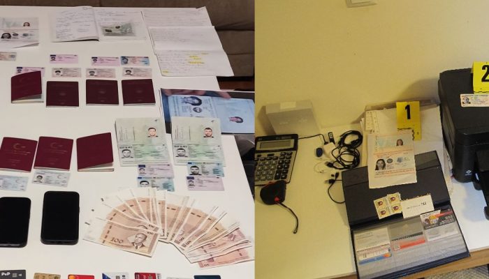Operativna akcija Granične policije BiH, otkrivene krivotvorene isprave i materijali za njihovu izradu (FOTO)