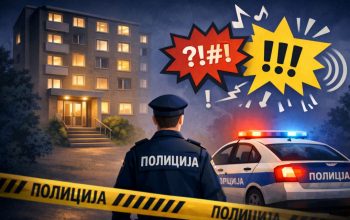 Galama i međusobno vrijeđanje ispred ulaza u zgradu, policija sankcionisala oba lica