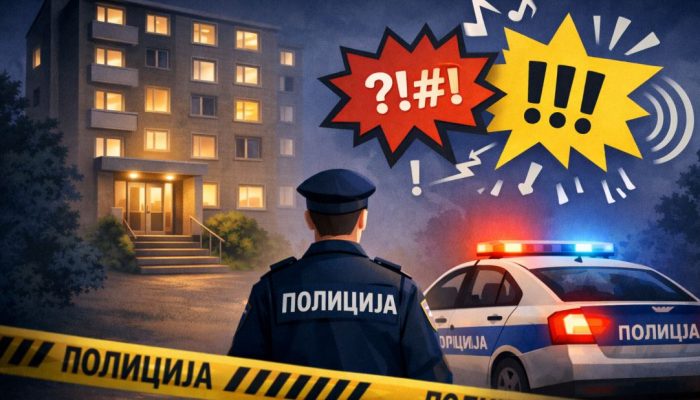 Galama i međusobno vrijeđanje ispred ulaza u zgradu, policija sankcionisala oba lica