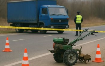 Sudar teretnog vozila i motokultivatora, povrijeđena osoba prevezena u zvorničku bolnicu