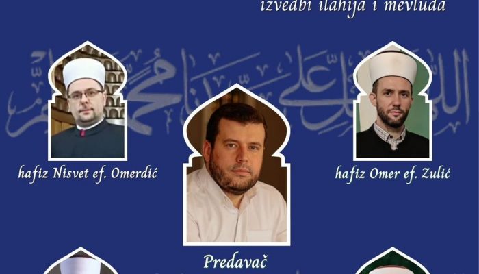 Hafiz Amar Bašić predvodi duhovnu večer u Kozluku 28. decembra