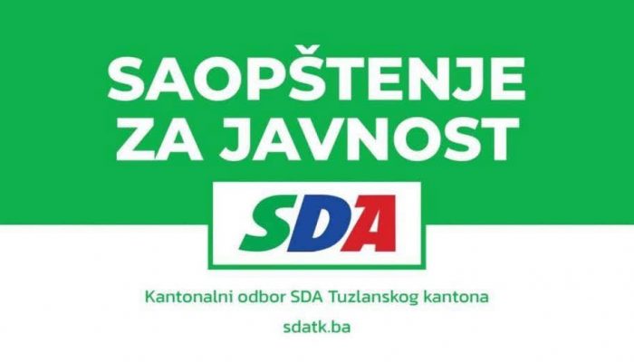 SDA Tuzlanskog kantona: Saopštenje za javnost o sudskim postupcima protiv Denijala Tulumovića i Šefika Husića