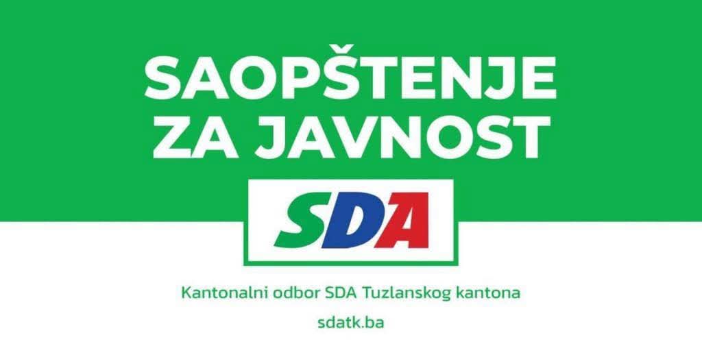 SDA Tuzlanskog kantona: Saopštenje za javnost o sudskim postupcima protiv Denijala Tulumovića i Šefika Husića