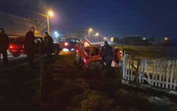 Sudar traktora i automobila: Pripadnik Granične policije prvi pritekao u pomoć povrijeđenom Zvorničaninu (FOTO)