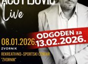 Odgođen koncert Ace Pejovića u Zvorniku za 8. januar, novi termin koncerta 13. februar