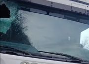 Obrušio se kamen i oštetio kamion na magistralnom putu u Jošanici kod Zvornika