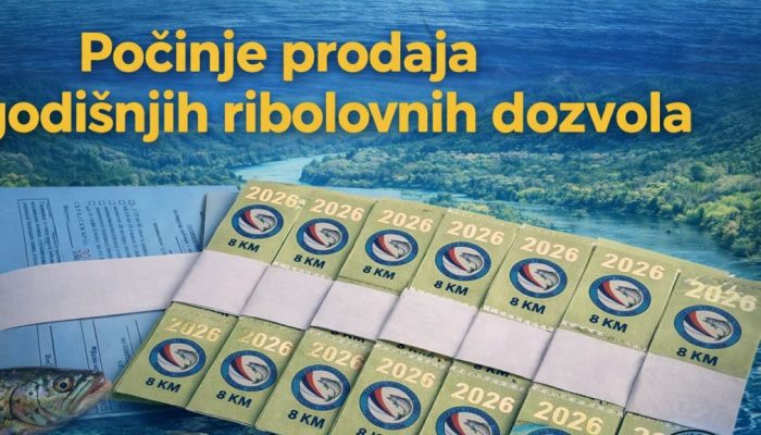 SRU „Bistro“ Zvornik počinje distribuciju godišnjih ribolovnih dozvola
