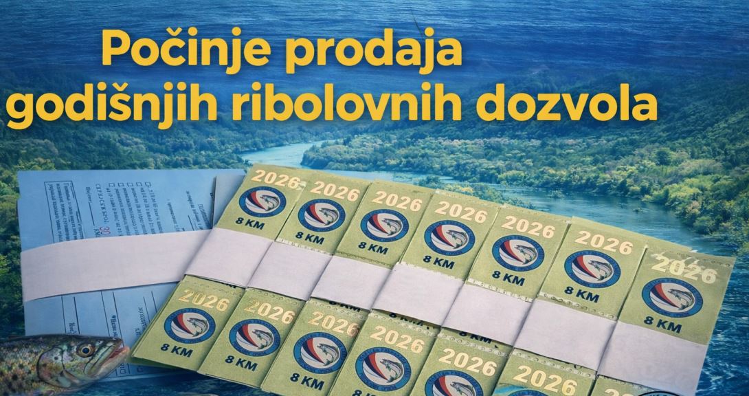SRU „Bistro“ Zvornik počinje distribuciju godišnjih ribolovnih dozvola