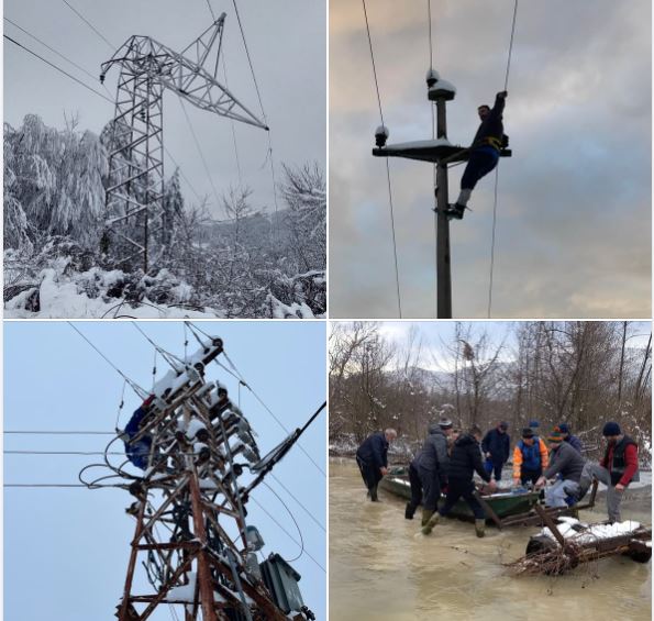 Vodotoci u opadanju, sanira se elektromreža, električnu energiju ima oko 97% domaćinstava na području grada Zvornika