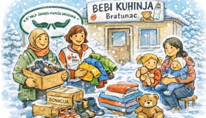 Help Others nastavlja humanitarne aktivnosti: Donacija bebi kuhinji u Bratuncu (FOTO)